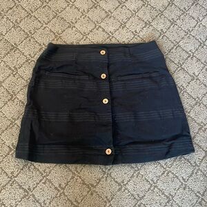 Women’s free people black linen mini skirt small